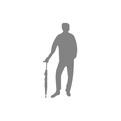 Paraguas Baston Caballero Todo en Uno